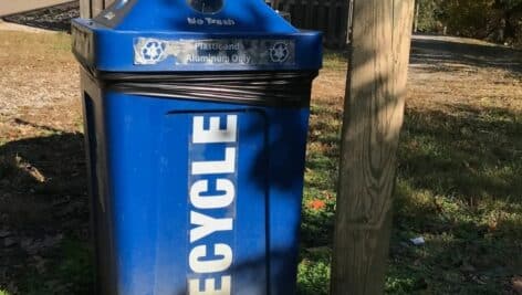Recycling container.
