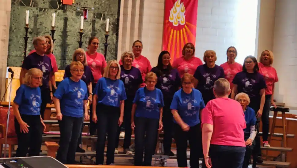 The members of Ringing Hills Chorus in Pottstown.