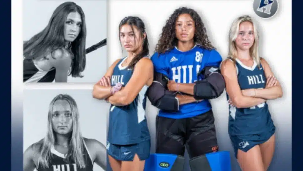 The Hill School's girls' field hockey team.