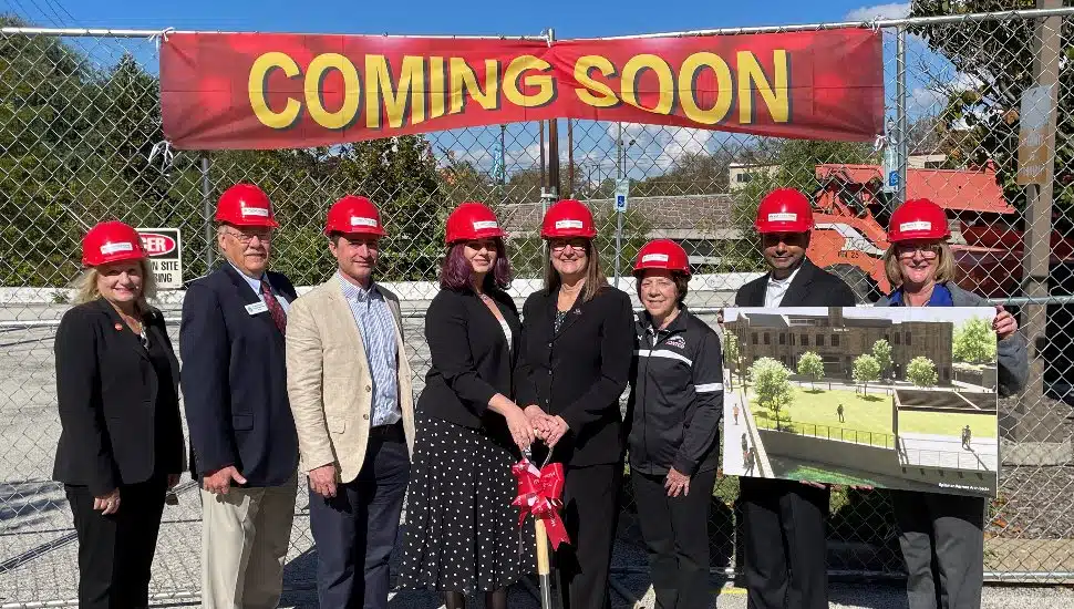 North Hall Green Space Groundbreaking