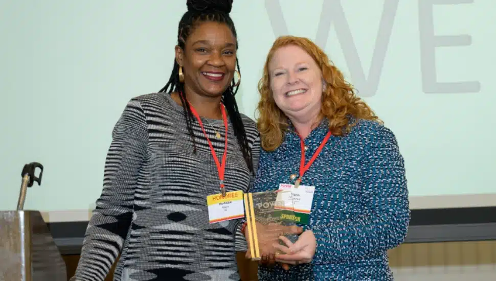 Monique Ragin (left), and Dr. Glynis Fitzgerald.