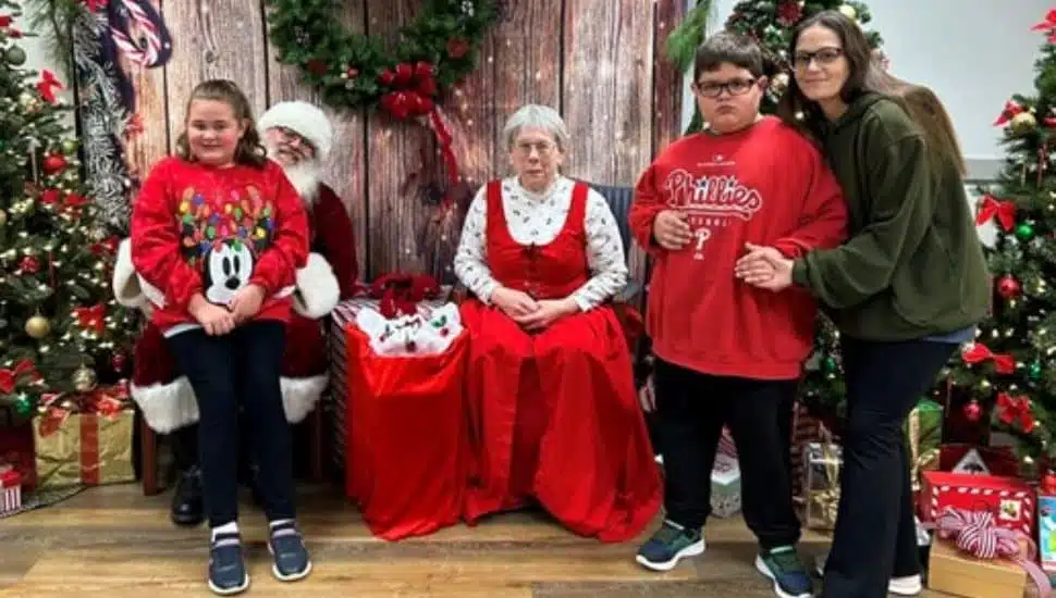 The Williams Family enjoyed their visit to the Arc's Holiday Fun Fest.