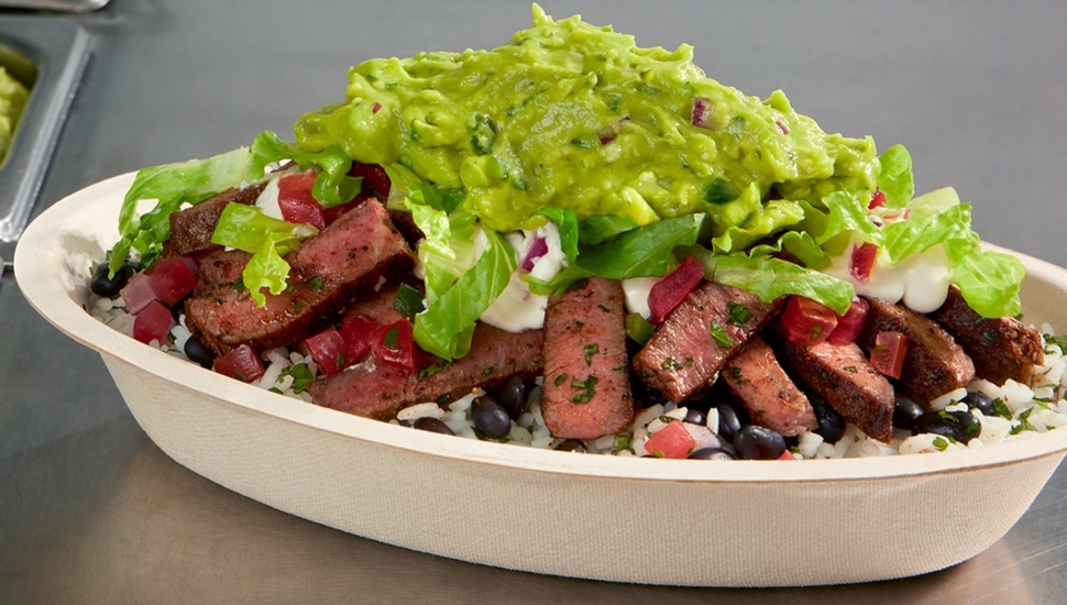 A dish at Chipotle Mexican Grill.
