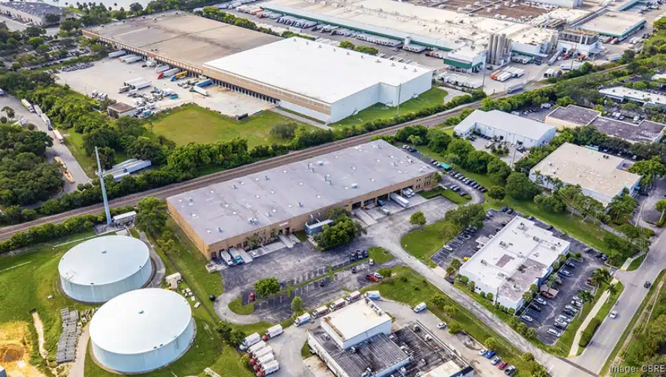 A warehouse at 400 Goolsby Blvd. in Deerfield Beach, Florida, was part of the sale.