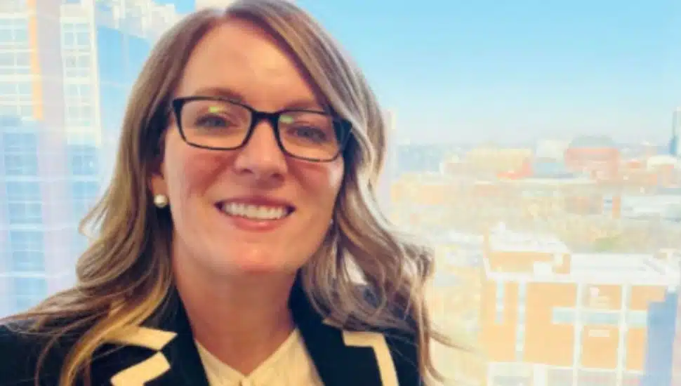 Jennifer LeBold, a Peirce College student.