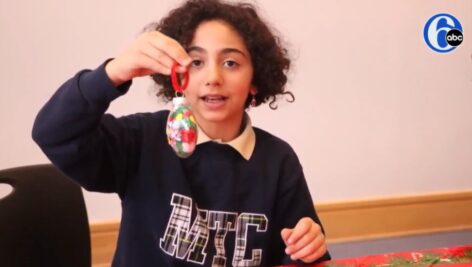 King of Prussia students make ornaments for local charity.