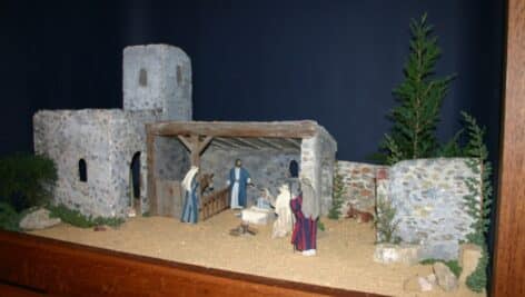 Nativity Display at Bryn Athyn Cathedral.