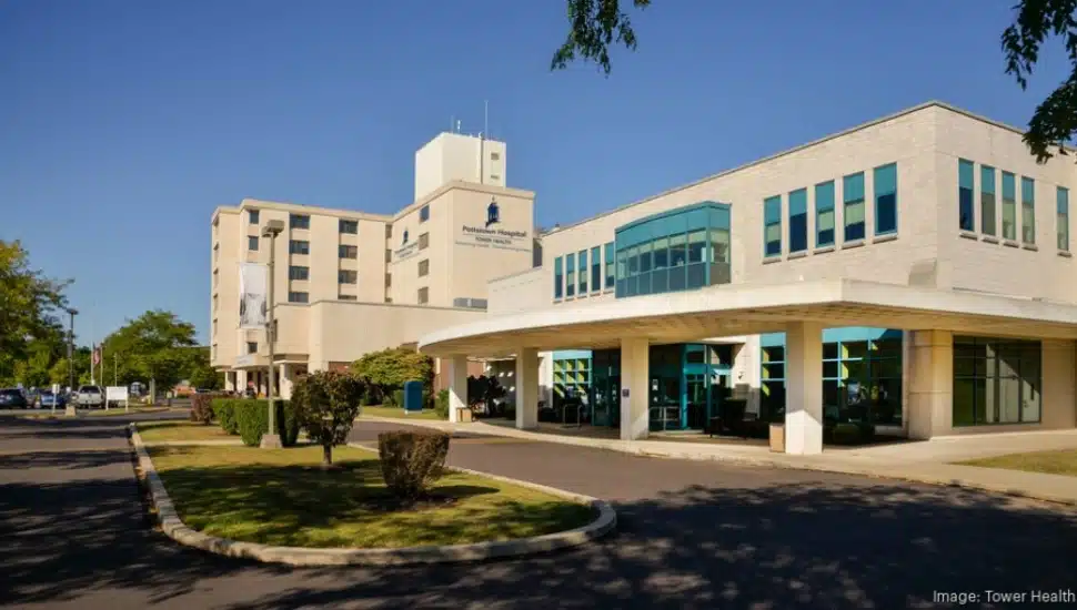 External shot of Pottstown Hospital.