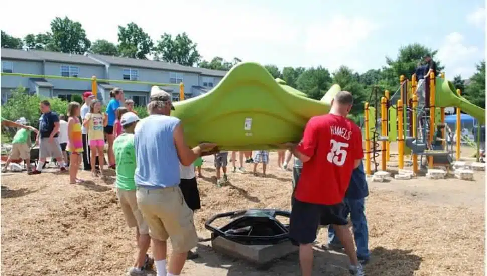 General Recreation: Community Build Gives Everyone a Stake in a New Playground