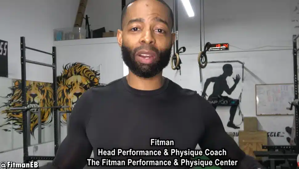 Screenshot of Eric "Fitman" Brown.