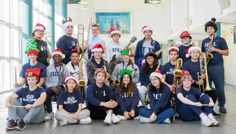 The Hill School Jazz Ensemble.