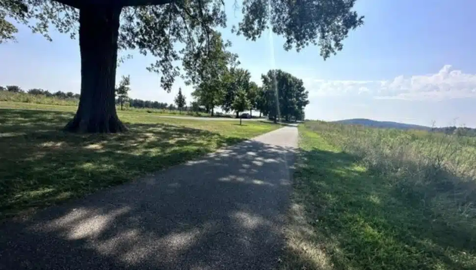 A trail in the Valley Forge National Historical Park.