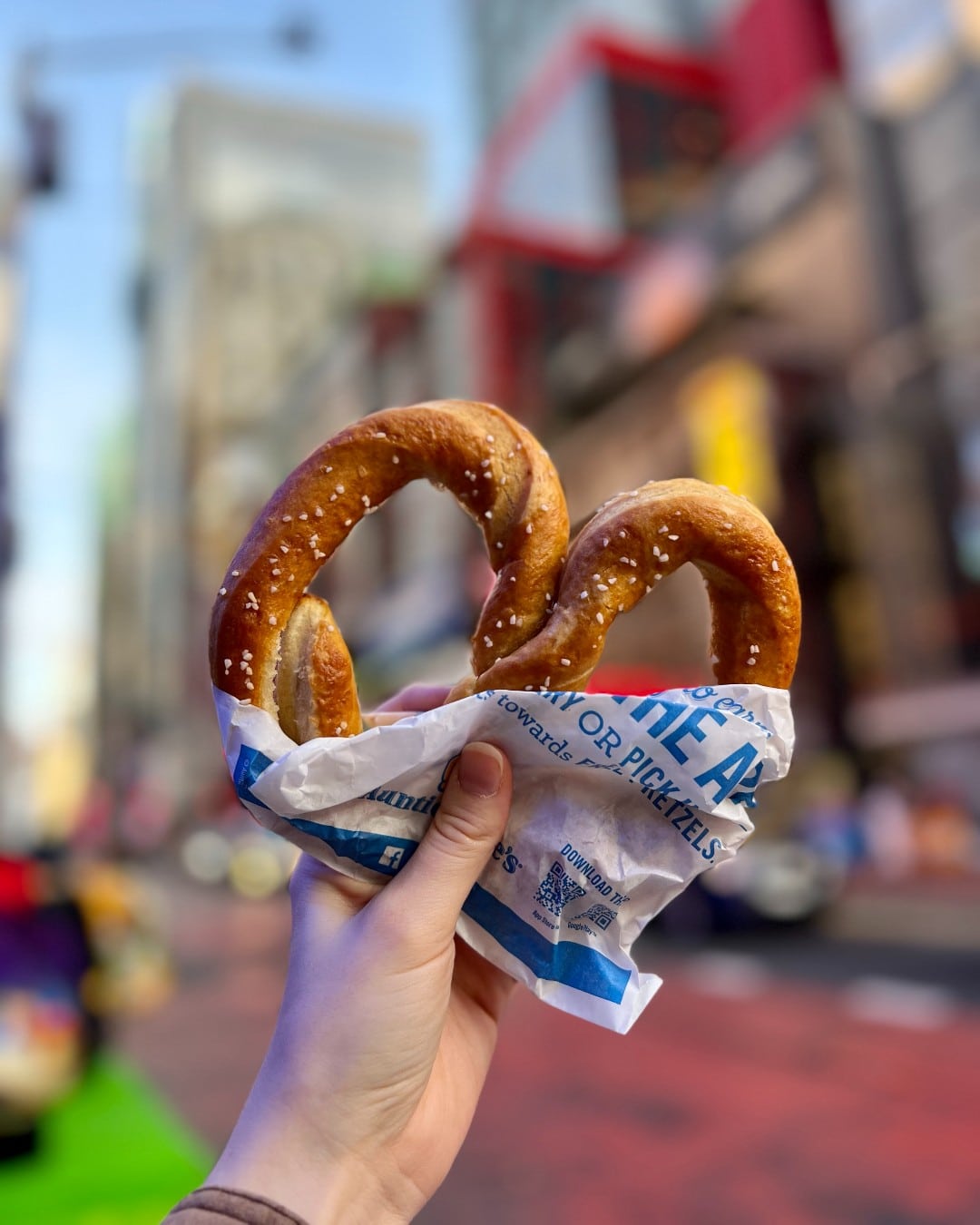 Auntie Anne's pretzel
