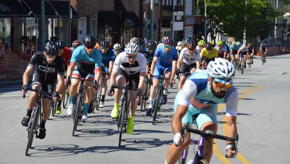 Cyclist race through Ardmore