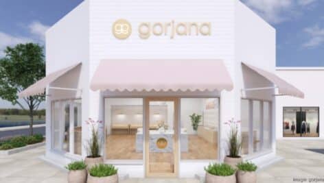 The design of a Gorjana store.