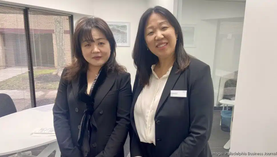 InBody Co. Ltd. CEO Rami Lee, left, with Mary Weyrick, CEO of its Montgomery County subsidiary InBody BWA.
