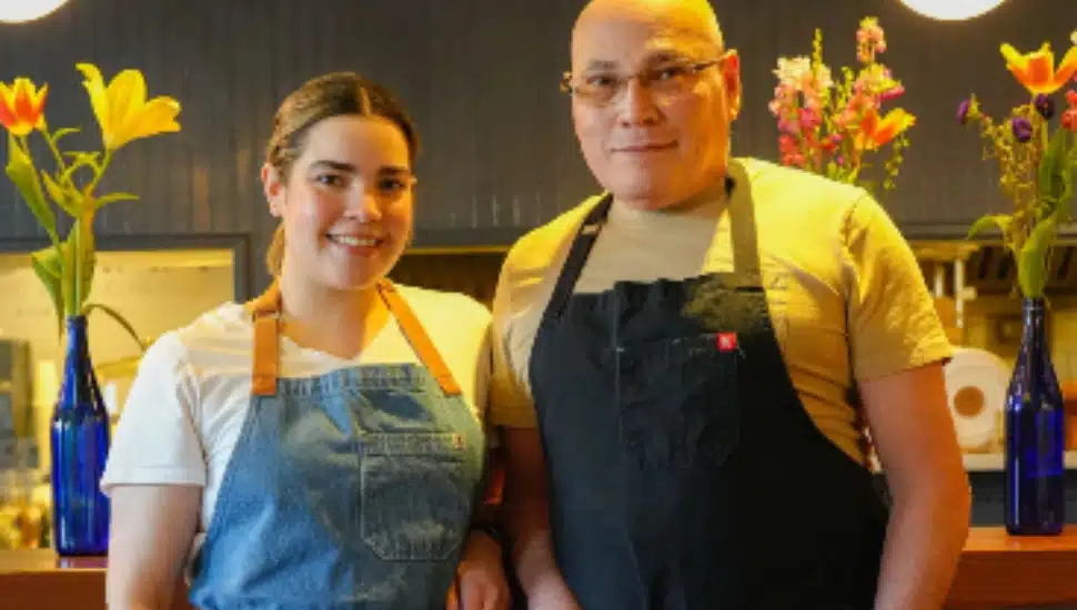 Marie and Levi Hernandez at Autana in Ardmore.