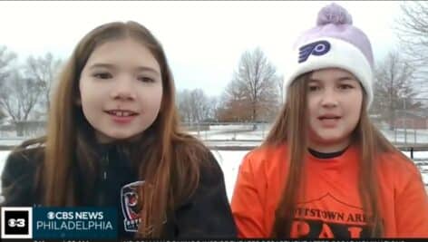 Montco girls who saved hockey rink.