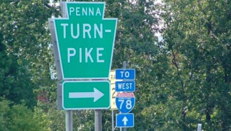 The Pennsylvania Turnpike.