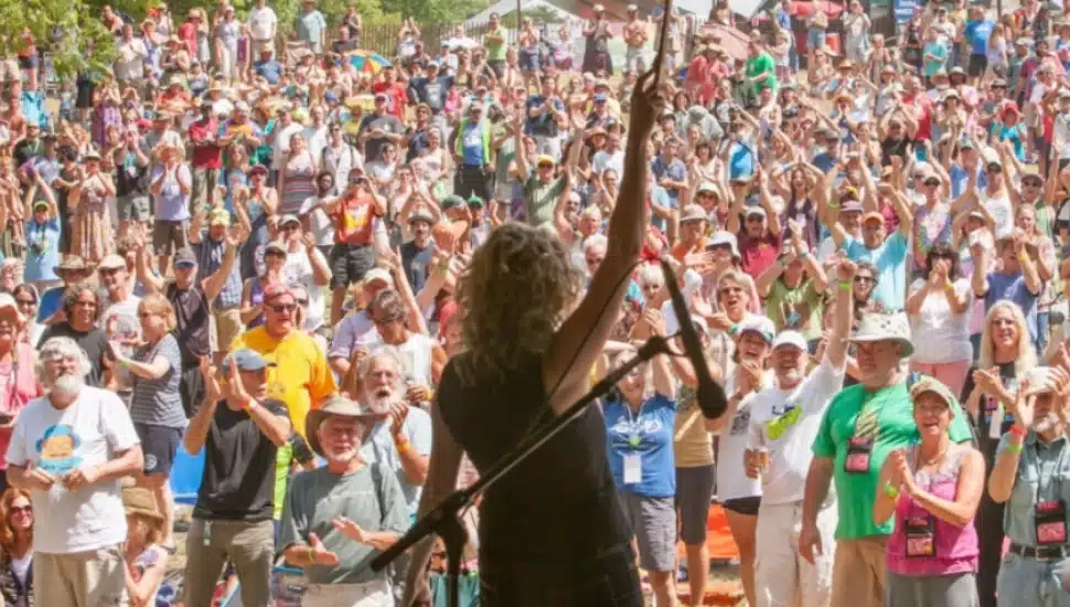 Camp stage at the Philadelphia Folk Festival.
