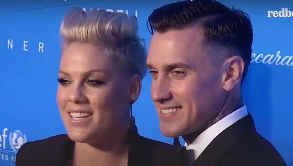 Pink and Carey Hart.