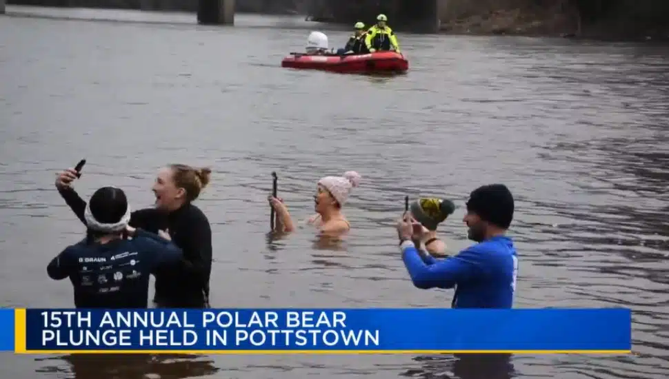 Some Montco Residents Took the Polar Bear Plunge to Ring in New Year