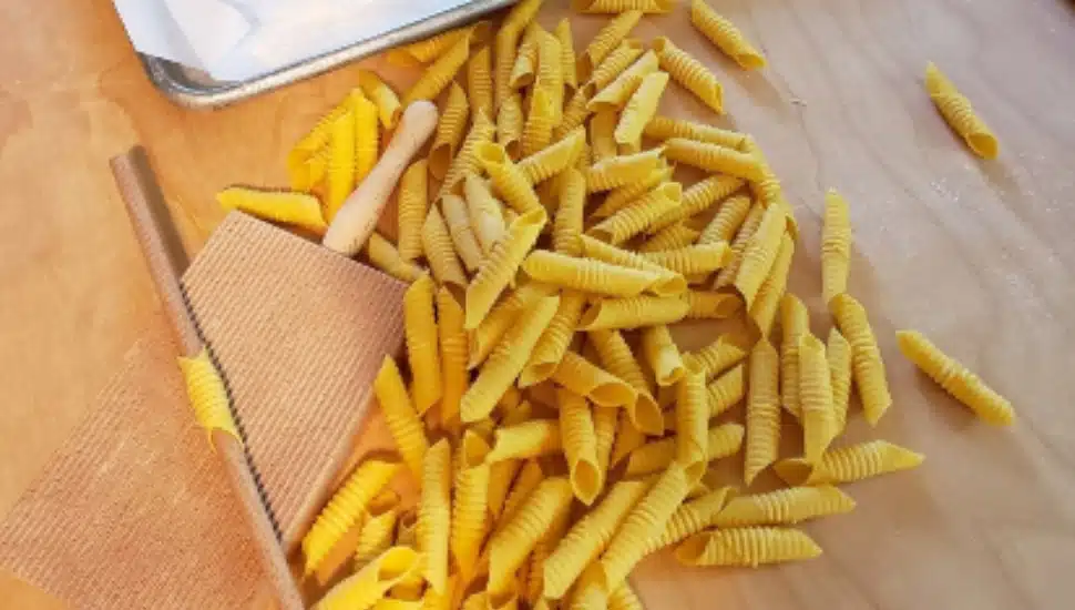 Handmade pasta.