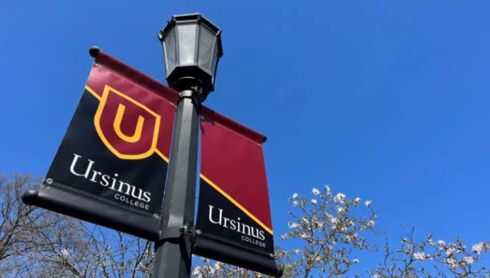 Ursinus College flag.