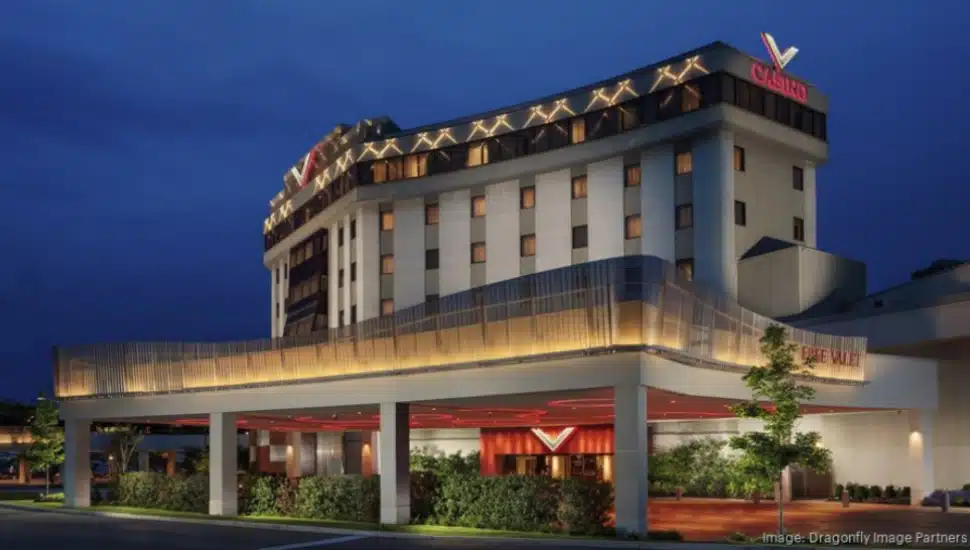 External shot of Valley Forge Casino Resort.