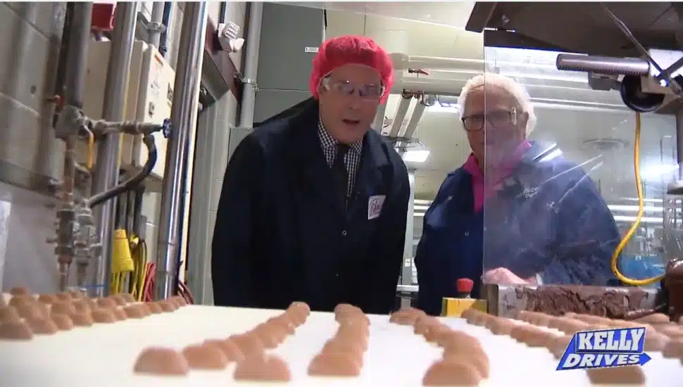 Bob Kelly at Asher's Chocolates.