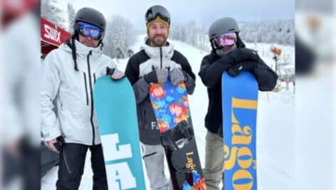 The team at Buckman’s recently went to a demo of next year’s skis and snowboards at Stratton Mountain Resort in Vermont.