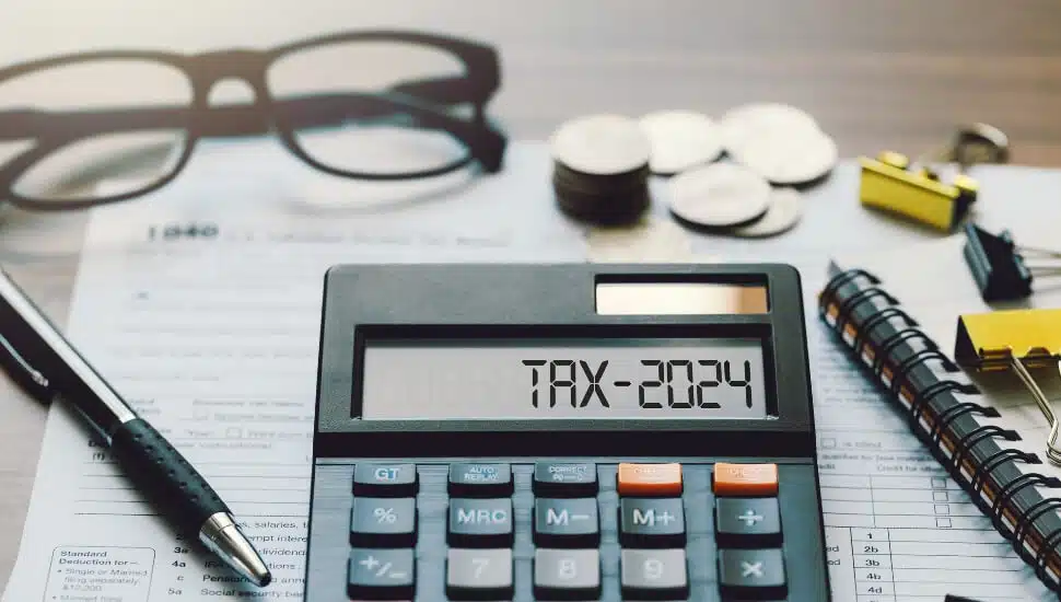Calculator used to file Income Tax Returns 2024.