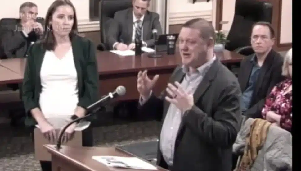 Resources for Human Development Regional Director Owen Camuso speaks during a Jan. 18, 2024, Lower Providence Township Board of Supervisors meeting.