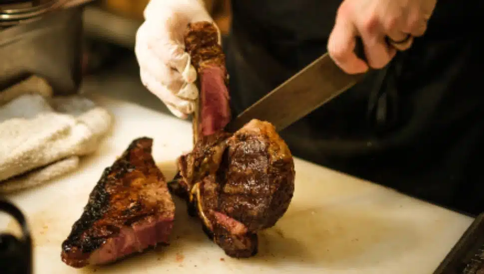 Steak at Fiore Rosso.