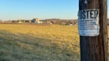 This view from Old State Road shows some of the farmland adjacent to Parkhouse Nursing and Rehabilitation Center, seen in the distance, that would be developed under proposals now before Upper Providence Township supervisors.