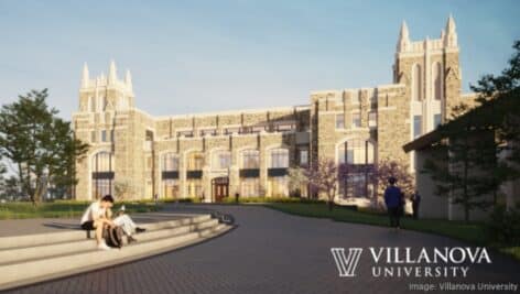 Villanova University rendering of new library.