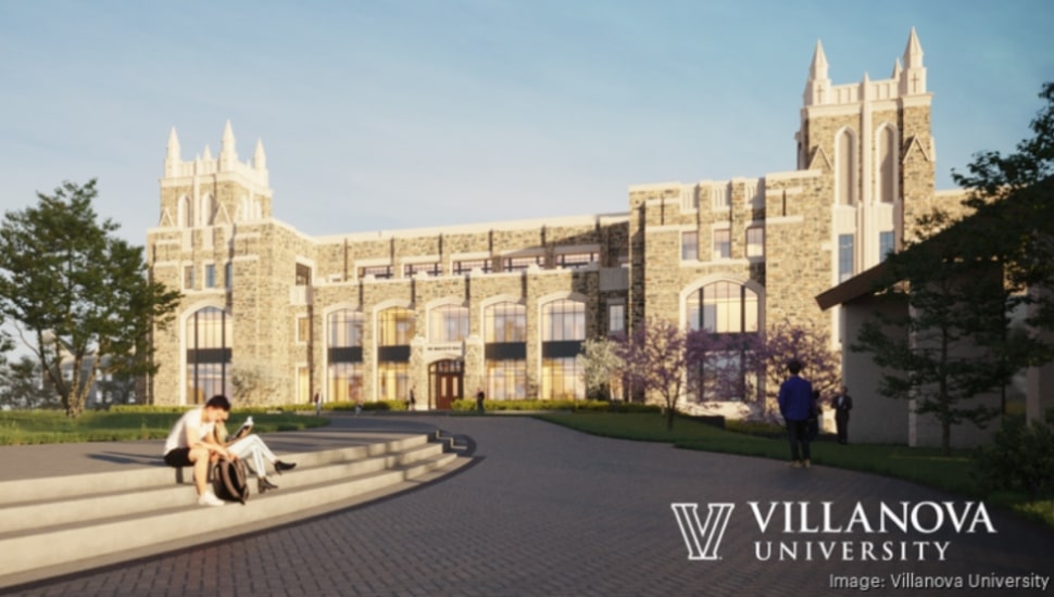 Villanova University rendering of new library.