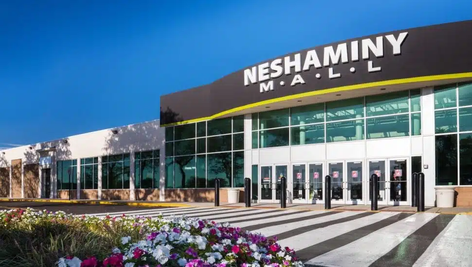 External shot of Neshaminy Mall.