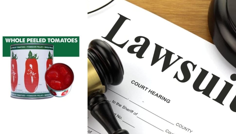 A tomato company is being sued.