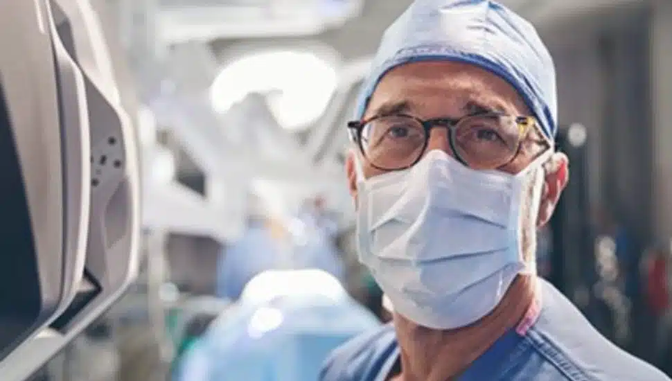 A doctor at Lankenau Medical Center.