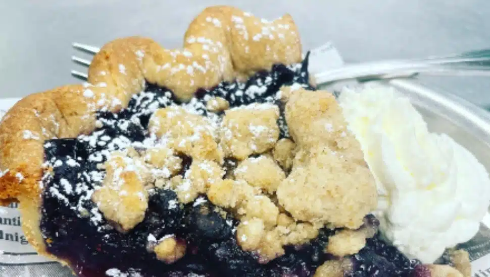 A slice of pie at Pie and Plate Cafe in Ambler.