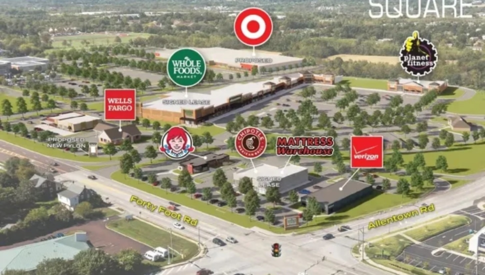 Plan for Towamencin Shopping Village.
