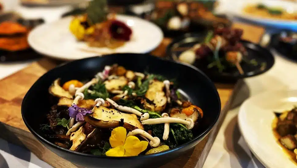 mushroom dish at Daniel's