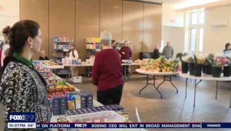 The Ardmore Food Pantry operating out of St. Mary's Episcopal Church in Ardmore.