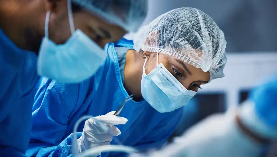 Female surgeon