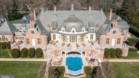 This French Renaissance-style castle at 841 Merion Square Road in Gladwyne is for sale at $11.999,000.