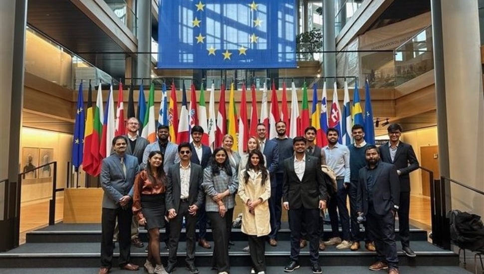 Great Valley students at European Parliament