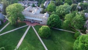 Haverford College aerial view