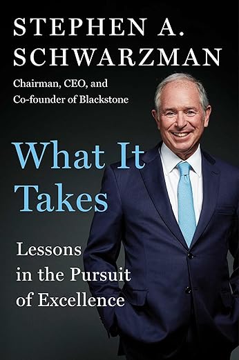 What It Takes: Lessons in the Pursuit of Excellence book cover
