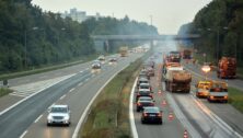 Interstate road construction
